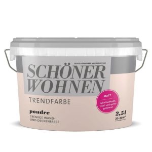 Schöner Wohnen Farbe Trendfarbe Poudre matt 2,5 L