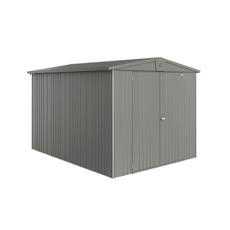 Biohort Gerätehaus Europa 244 x 300 x 203 cm quarzgrau-metallic