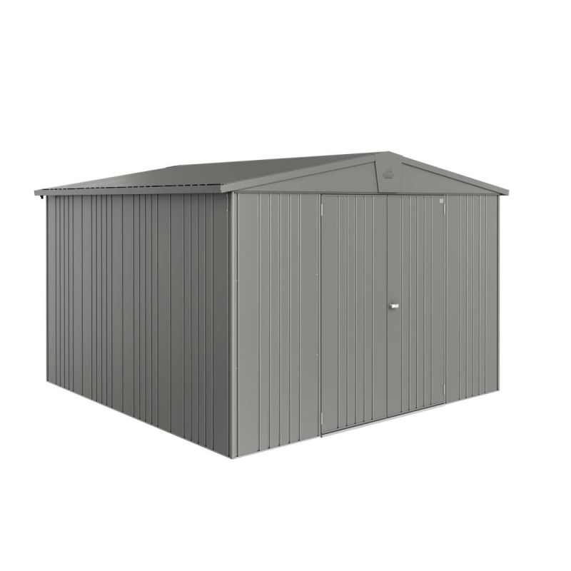 Biohort Gerätehaus Europa 316 x 300 x 209 cm quarzgrau-metallic