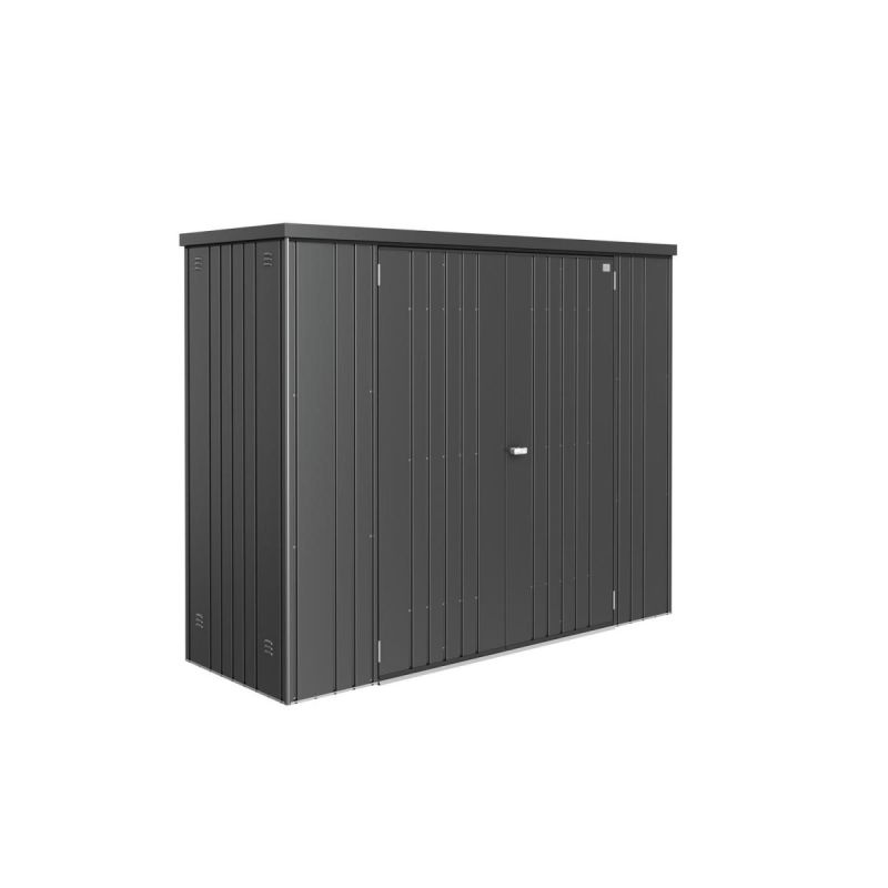 Biohort Geräteschrank Größe 150/230 227 x 83 x 182,5 cm dunkelgrau-metallic