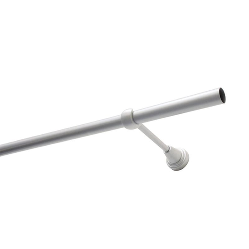 Gardinia Gardinenstange Ally 1-Lauf Durchmesser 19 mm 240 cm silber-satin