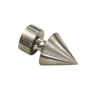 Gardinia Endstück Spitze für Durchmesser 19 mm 5,08 cm Edelstahl-optik Gardinia Endstück Spitze für Durchmesser 19 mm 5,08 cm Edelstahl-optik
