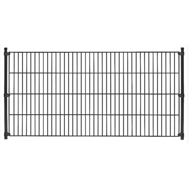 Durabil Einstab-Gittermatte anthrazit 200 x 75 cm