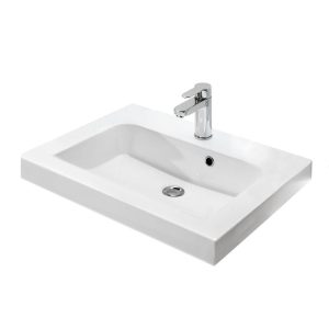Pelipal Mineralmarmor-Waschtisch Volterra weiß Fokus 5015 64,4 x 7,6 x 46 cm Pelipal Mineralmarmor-Waschtisch Volterra weiß Fokus 5015 64,4 x 7,6 x 46 cm