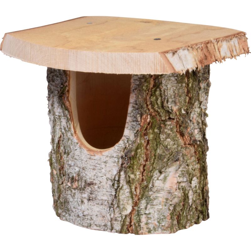 Nistkasten 14 x 22 x 24 cm Birkenaturbelassen