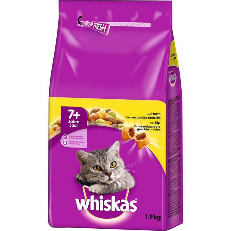 Whiskas  Trocken Senior mit Huhn 1,9kg