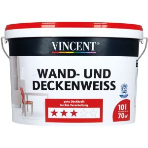 Vincent Wand- und Deckenweiß 10 L Vincent Wand- und Deckenweiß 10 L
