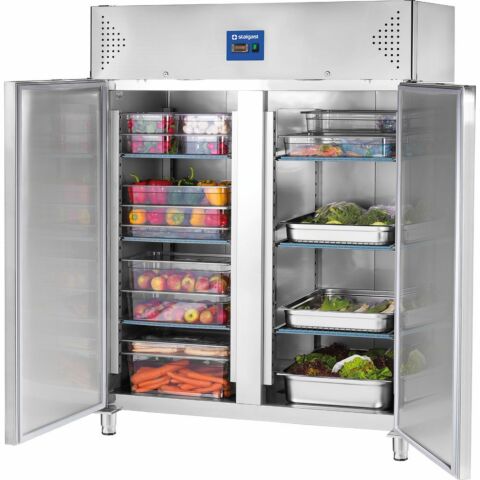 NORDCAP Glastürkühlschrank KU 385 G, Breite 595mm