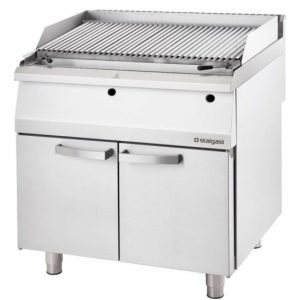 STALGAST Gas-Lavastein-Grill SL4120SE mit V-Rost, 800x700x850 mm, 13 kW STALGAST Gas-Lavastein-Grill SL4120SE mit V-Rost, 800x700x850 mm, 13 kW