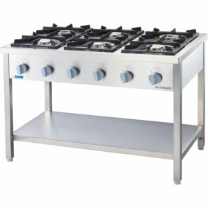 STALGAST Gasherd Serie 700, 6-Brenner, 1200x700x850mm, 32.5 kW STALGAST Gasherd Serie 700, 6-Brenner, 1200x700x850mm, 32.5 kW
