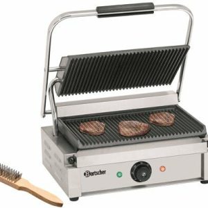 Kontaktgrill “Panini” große Grillfläche, Grillplatten gerillt Kontaktgrill “Panini” große Grillfläche, Grillplatten gerillt