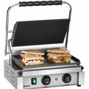 Bartscher Kontaktgrill „Panini-T“ glatt/gerillt, 2,2kW Bartscher Kontaktgrill „Panini-T“ glatt/gerillt, 2,2kW