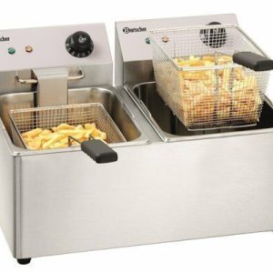 Bartscher Elektro-Doppel-Fritteuse „SNACK IV“ Bartscher Elektro-Doppel-Fritteuse „SNACK IV“