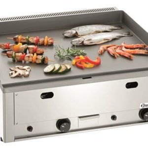 Bartscher Gas Griddle-Tischgerät, glatt, 8kW, 660x580x310mm