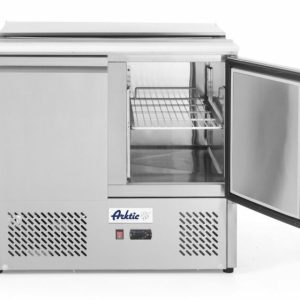 ARKTIC Saladette Kühltisch 2-türig 300L, Breite 900mm ARKTIC Saladette Kühltisch 2-türig 300L, Breite 900mm