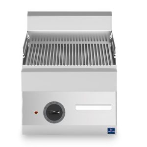MASTRO Elektro-Grillplatte, gerillt, 4,5 kW, 400V, 400x650x300mm MASTRO Elektro-Grillplatte, gerillt, 4,5 kW, 400V, 400x650x300mm