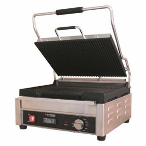 Elektro-Grillplatte RED600 2 Heizzonen, Grillfläche glatt/gerillt 400V Elektro-Grillplatte RED600 2 Heizzonen, Grillfläche glatt/gerillt 400V
