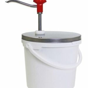 SCHNEIDER Druckknopf 10 Liter Saucendispenser Dosierspender SCHNEIDER Druckknopf 10 Liter Saucendispenser Dosierspender