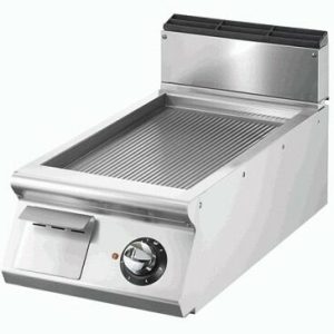MASTRO Elektro-Grillplatte, verchromt glatt 9kW, 400V, Breite 700mm MASTRO Elektro-Grillplatte, verchromt glatt 9kW, 400V, Breite 700mm