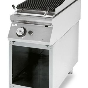 VIRTUS Gas-Lavasteingrill, Breite 400mm, 1 Heizzone, 7,5kW VIRTUS Gas-Lavasteingrill, Breite 400mm, 1 Heizzone, 7,5kW