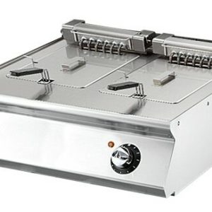 VIRTUS Elektro-Fritteuse, Tischmodell 2x 10L, 800x730mm, 18 kW , 400V VIRTUS Elektro-Fritteuse, Tischmodell 2x 10L, 800x730mm, 18 kW , 400V
