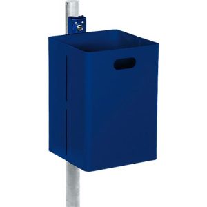 Abfallbehälter, blau (RAL 5013) Abfallbehälter, blau (RAL 5013)