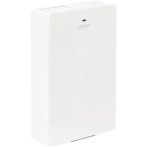 Abfallbehälter Janibell Prix Sanitär, 7,6 l, mit Sensor, eingebautes Müllsacksystem, B 264 x T 100 x H 404 mm, weiß Abfallbehälter Janibell Prix Sanitär, 7,6 l, mit Sensor, eingebautes Müllsacksystem, B 264 x T 100 x H 404 mm, weiß