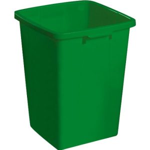 Abfallbehälter ohne Deckel, 90 Liter, grün