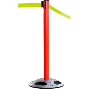 Absperrpfosten RS-Guidesystems GLA 25, rot, Gurt neongelb, 2 Stück Absperrpfosten RS-Guidesystems GLA 25, rot, Gurt neongelb, 2 Stück