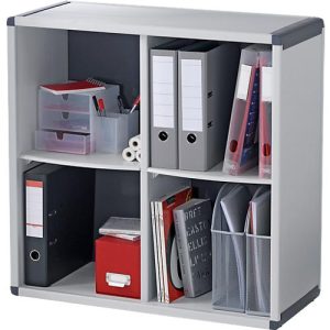 Aktenregal, grau-anthrazit, 4 Fächer, B 790 x T 330 x H 778 Aktenregal, grau-anthrazit, 4 Fächer, B 790 x T 330 x H 778