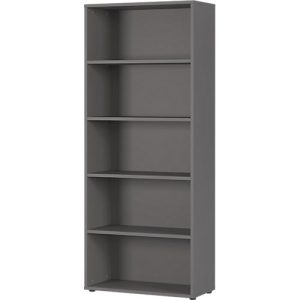 Aktenregal Porto, 4 Einlegeböden, 5 OH, B 800 x T 400 x H 1970 mm, graphit Aktenregal Porto, 4 Einlegeböden, 5 OH, B 800 x T 400 x H 1970 mm, graphit