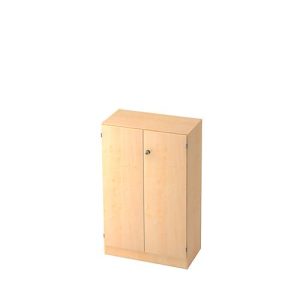 Aktenschrank 3 OH, B 800 x T 420 x H 1270 mm, abschließbar, Ahorn-Dekor
