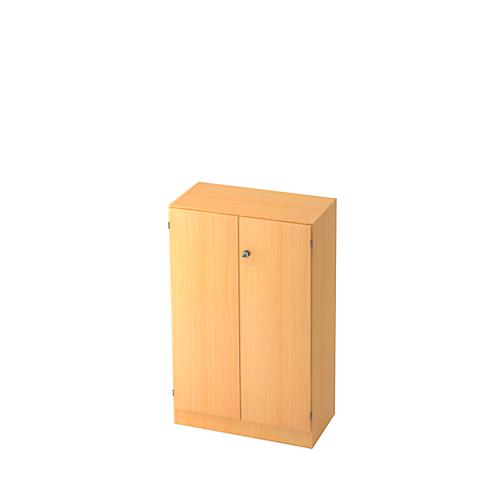 Aktenschrank, 3 OH, B 800 x T 420 x H 1270 mm, abschließbar, Buche-Dekor