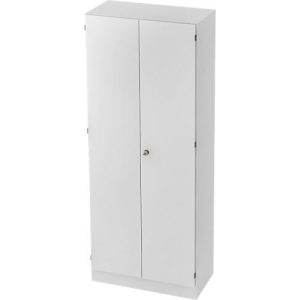 Aktenschrank, 5 OH, abschließbar, B 800 x T 420 x H 2004 mm, lichtgrau Aktenschrank, 5 OH, abschließbar, B 800 x T 420 x H 2004 mm, lichtgrau