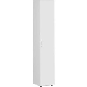 Aktenschrank, 6 Ordnerhöhen, 5 Böden, Tür rechts oder links, B 400 x T 400 x H 2160 mm, lichtgrau Aktenschrank, 6 Ordnerhöhen, 5 Böden, Tür rechts oder links, B 400 x T 400 x H 2160 mm, lichtgrau