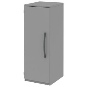 Aktenschrank BARI, 3 OH, 2 Böden, Türanschlag links, B 427 x T 430 x H 1117 mm, mittelgrau/mittelgrau Aktenschrank BARI, 3 OH, 2 Böden, Türanschlag links, B 427 x T 430 x H 1117 mm, mittelgrau/mittelgrau