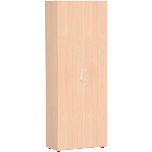Aktenschrank PALENQUE, 6 OH, abschließbar, B 800 x T 420 x H 2160 mm, Buche-Dekor