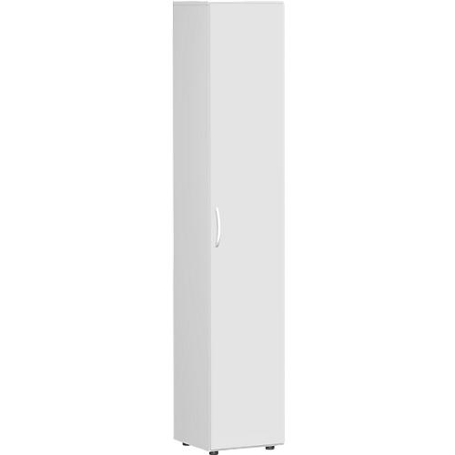 Aktenschrank PALENQUE, 6 OH, B 400 x T 420 x H 2160 mm, lichtgrau
