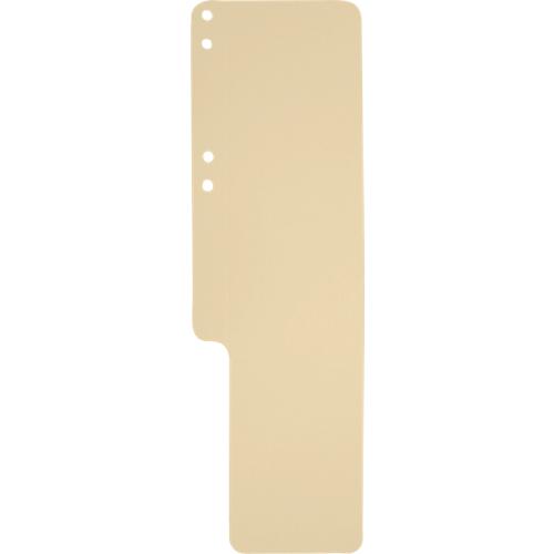 Aktenschwänze Exacompta, blanko, B 100 x H 320 mm, mit Seitenfalz, genutet & gelocht, Blauer Engel, Recycling-Karton, elfenbein, 100 Stück