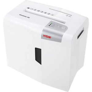 Aktenvernichter HSM shredstar X8, Sicherheitsstufe 4, Partikelschnitt 4,5 x 30 mm, 8 Blatt, weiß Aktenvernichter HSM shredstar X8, Sicherheitsstufe 4, Partikelschnitt 4,5 x 30 mm, 8 Blatt, weiß