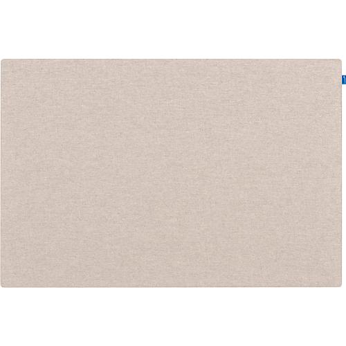 Akustik-Pinboard Board Up, Absorptionsklasse C, Stärke 24 mm, Textil & Recycling-PET, beige, B 1000 x H 750 mm