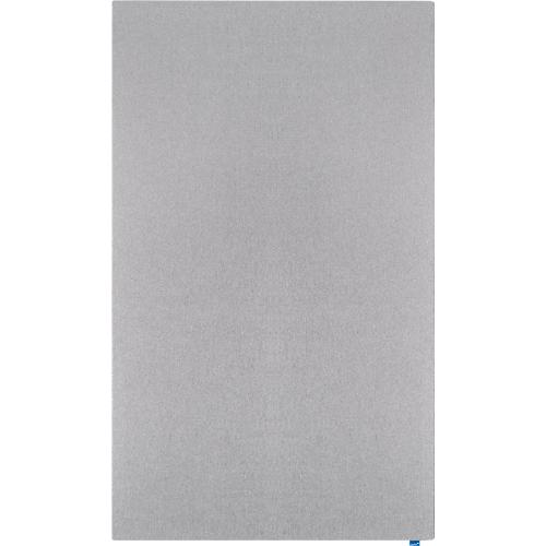 Akustik-Pinboard Wall Up, Absorptionsklasse B, Stärke 20 mm, Textil & Recycling-PET, grau, B 1195 x H 2000 mm