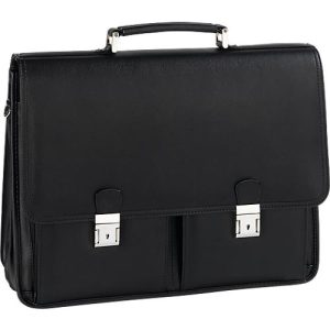 Alassio Aktentasche Barca, mit Tragegriff, mit Laptopfach, Kunstleder, schwarz Alassio Aktentasche Barca, mit Tragegriff, mit Laptopfach, Kunstleder, schwarz