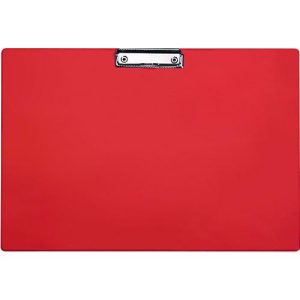 ALCO Klemmbrett, DIN A3 quer, Kunststoff, rot