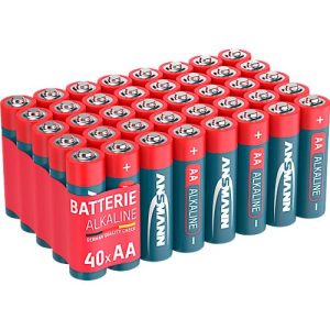 Alkaline Batterien Ansmann, Mignon AA, 7 Jahre Lebensdauer, 40 Stück Alkaline Batterien Ansmann, Mignon AA, 7 Jahre Lebensdauer, 40 Stück