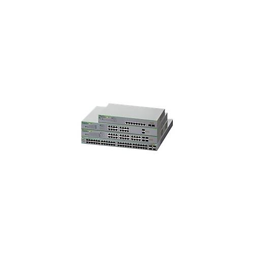 Allied Telesis AT GS950/18PS V2 - Switch - Smart - 16 x 10/100/1000 (PoE+) + 2 x 1000Base-X - Desktop, an Rack montierbar, wandmontierbar - PoE+ (185 W)