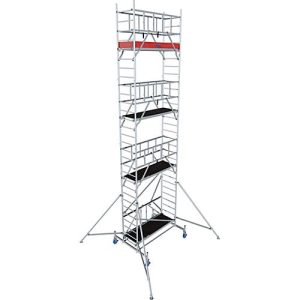 Alu-Faltgerüst Krause ProTec XS, 200 kg/m², gebremste Rollen, L 2000 x B 700 x H 8800 mm Alu-Faltgerüst Krause ProTec XS, 200 kg/m², gebremste Rollen, L 2000 x B 700 x H 8800 mm