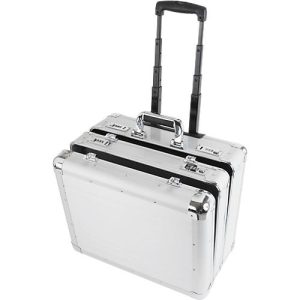 ALUMAXX Multifunktions-Koffer Challenger, mit Tragegriff und Rollen, 2 Fächer, silber ALUMAXX Multifunktions-Koffer Challenger, mit Tragegriff und Rollen, 2 Fächer, silber
