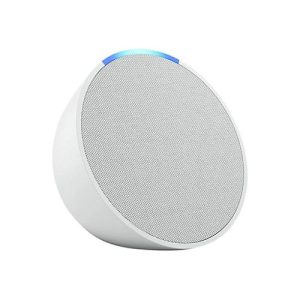 Amazon Echo Pop – Smart-Lautsprecher – Bluetooth, Wi-Fi – App-gesteuert – Glacier White