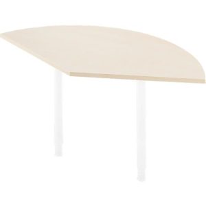 Ansatztisch, B 800 x T 800 mm, Ahorn-Dekor/weiß Ansatztisch, B 800 x T 800 mm, Ahorn-Dekor/weiß